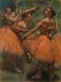 Edgar Degas - The Red Ballet Skirts, c. 1895-1900